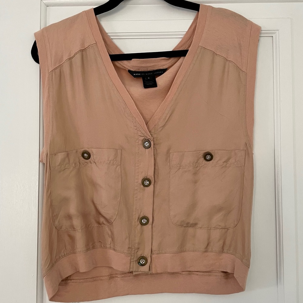 Marc by Marc Jacobs Silk Vest Blouse